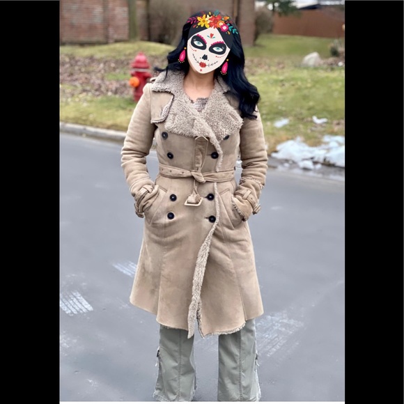 Shearling Burberry Coat